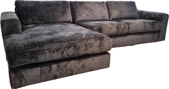 Угловой диван Дискавери, sher graphite, со спальным местом, уценен