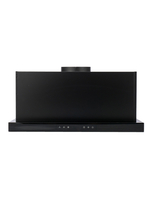 Вытяжка кухонная MACBI Perfa-60G-baf (BLACK) черный, D150мм, 1200м3/ч, полновстраиваемая, мотор 230Ватт, стекло 60см, сенсорное управление + управление жестами