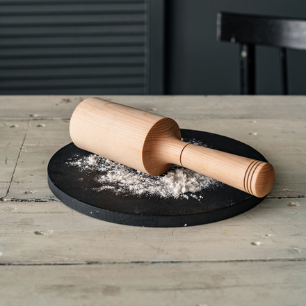 Деревянная толкушка для овощей из древесины кедра RP51