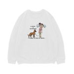 Свитшот "Хозяина/ хозяйку не удержу - Малинуа"