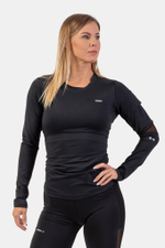 Лонгслив LONG SLEEVE SMART POCKET SPORTY TOP 418 Черный