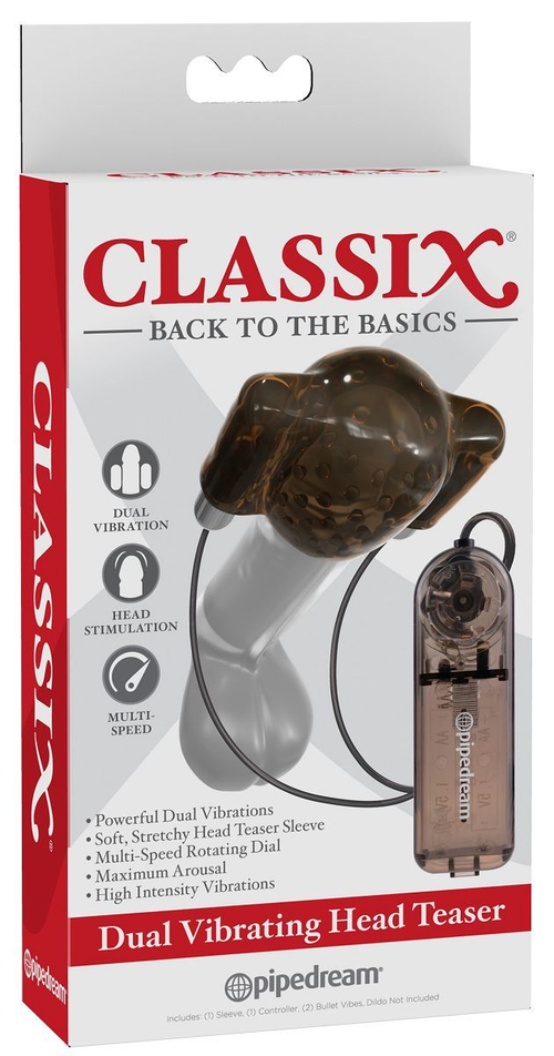 Стимулятор головки Pipedream Dual Vibrating Head Teaser, 2 вибропули