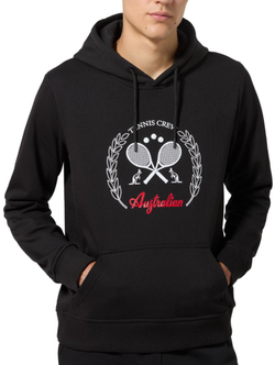 Мужская теннисная кофта Australian Tennis Crew - черный