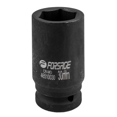 Головка ударная глубокая 30мм 3/4''6гр. Forsage F-46510030