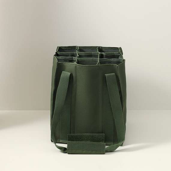 Сумка для бутылок smart picnic, темно-зеленая