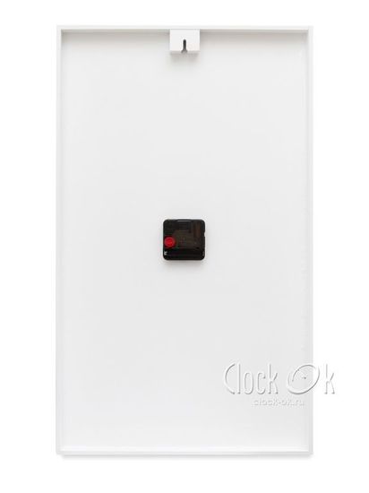 Настенные часы-постер "Woman in red"