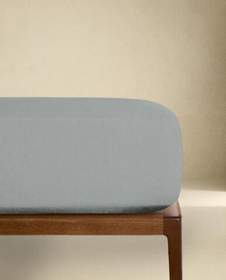 Наматрасник Zara Home хлопок, лён 100%, однотонный, 3110/900
