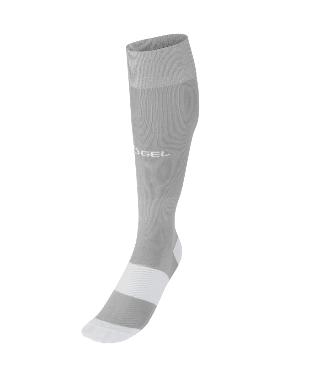 Гетры футбольные JÖGEL CAMP BASIC SOCKS, серый/белый