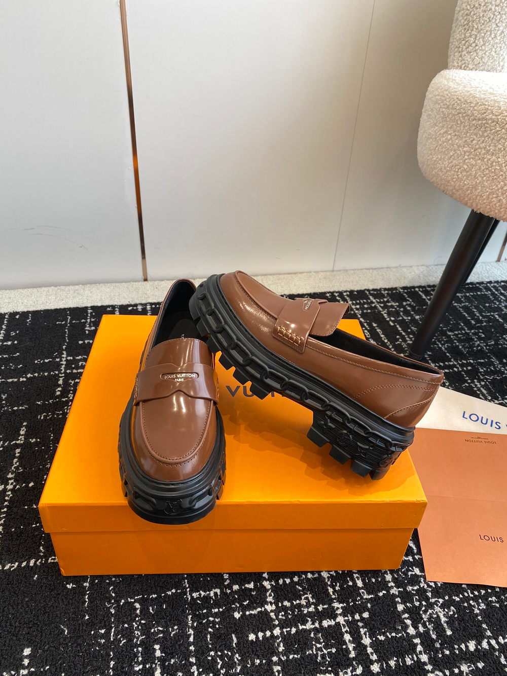Louis Vuitton Record Loafers