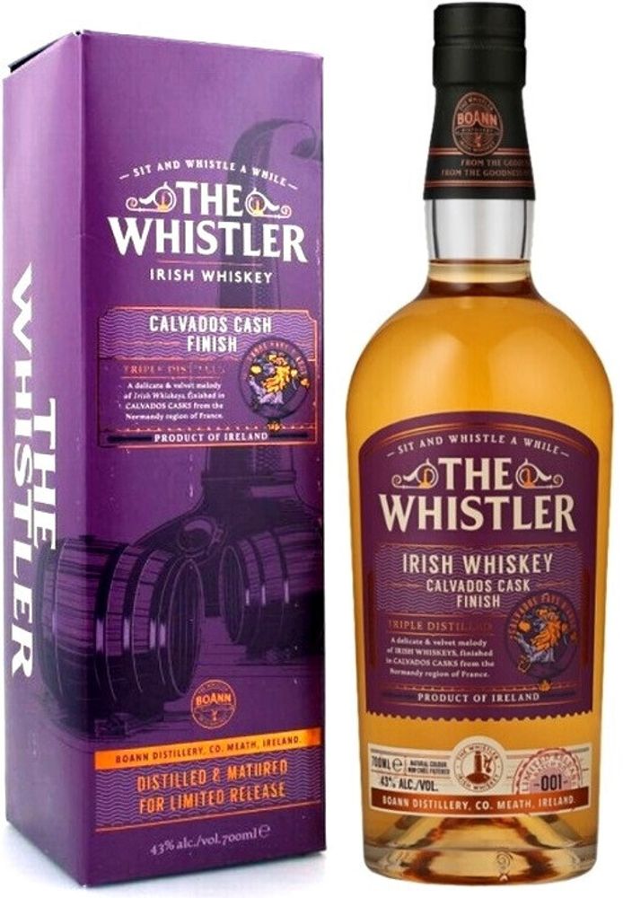 Виски The Whistler Calvados Cask Finish gift box, 0.7 л.