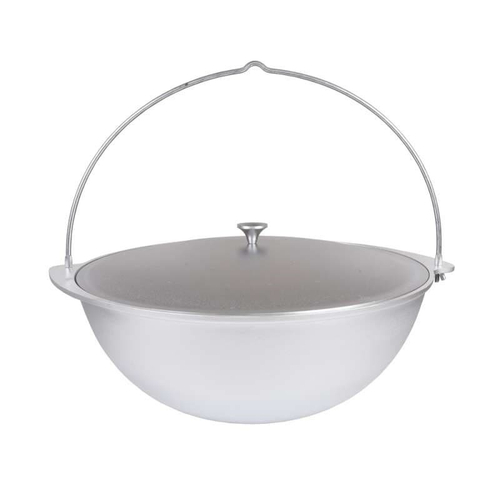 Котел походный с дужкой 12л ал.литой, универсальный кп120, KUKMARA