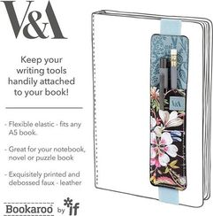 V&A Bookaroo Pen Pouch - Kilburn Black Floral