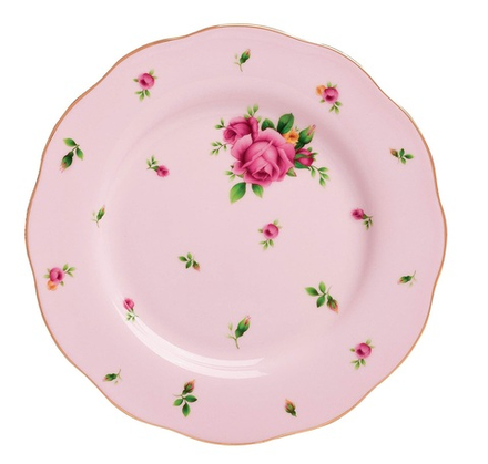 Royal Albert - Тарелка для завтрака New Country Roses Pink 20см / артикул   NCRPNK25811  / GTIN 652383736771