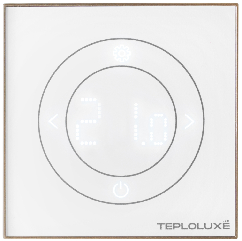 Терморегулятор электронный Теплолюкс Solus Zen Wi-Fi белый/золото