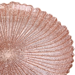 Тарелка 20см «Нимфа» розовое золото