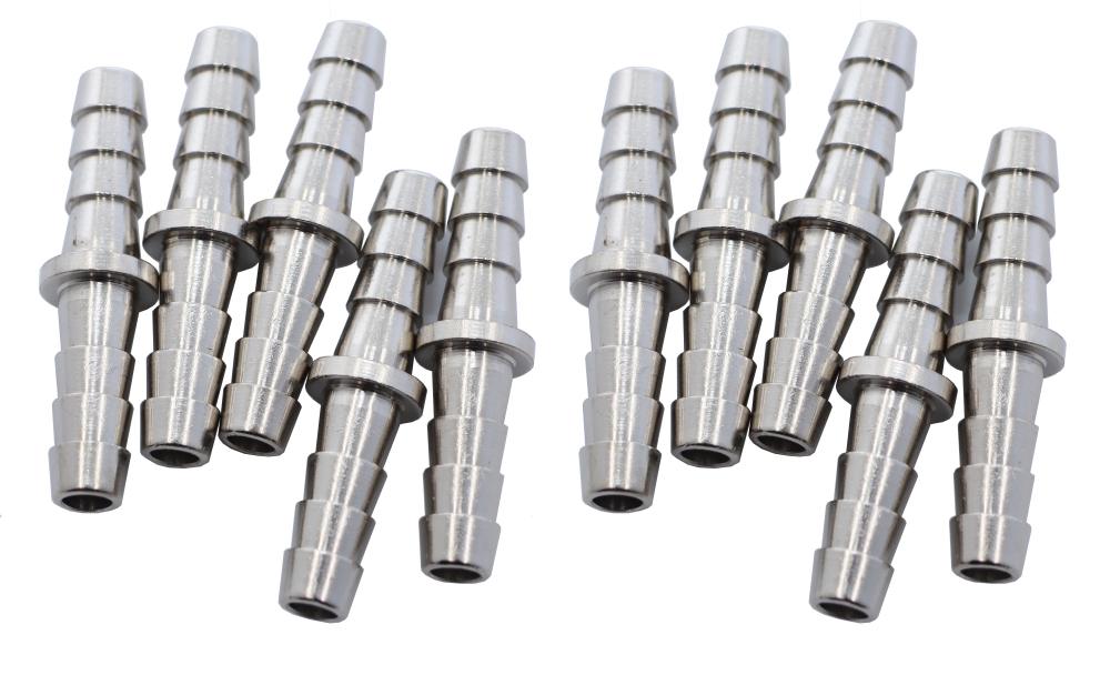 KraftWell KRW-CF0808-10 Соединитель двухсторонний "елочка" 8 мм, 10 шт