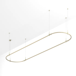 Основание ART-APRIORI-OVAL-HANG-4000x1000 (OG) (Arlight, IP20 Металл, 3 года) 054414