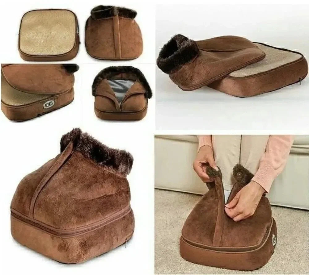 Массажер грелка для ног 2 в 1