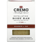 Cremo, Отшелушивающее мыло для тела, № 08, бурбон и дуб, 170 г (6 унций)