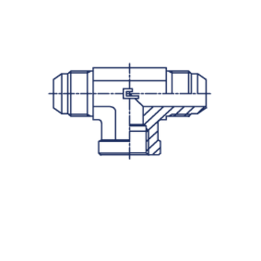 Штуцер PT JIC 7/8" BSP 1/2" CAST