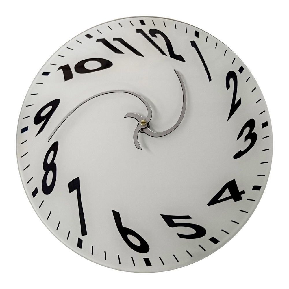 Настенные часы Идеал "melting time clock", 28 см, Декор для дома, подарок