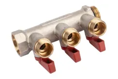 Коллектор запорный STOUT ВР-НР 3/4"/НР 3*1/2" 30454