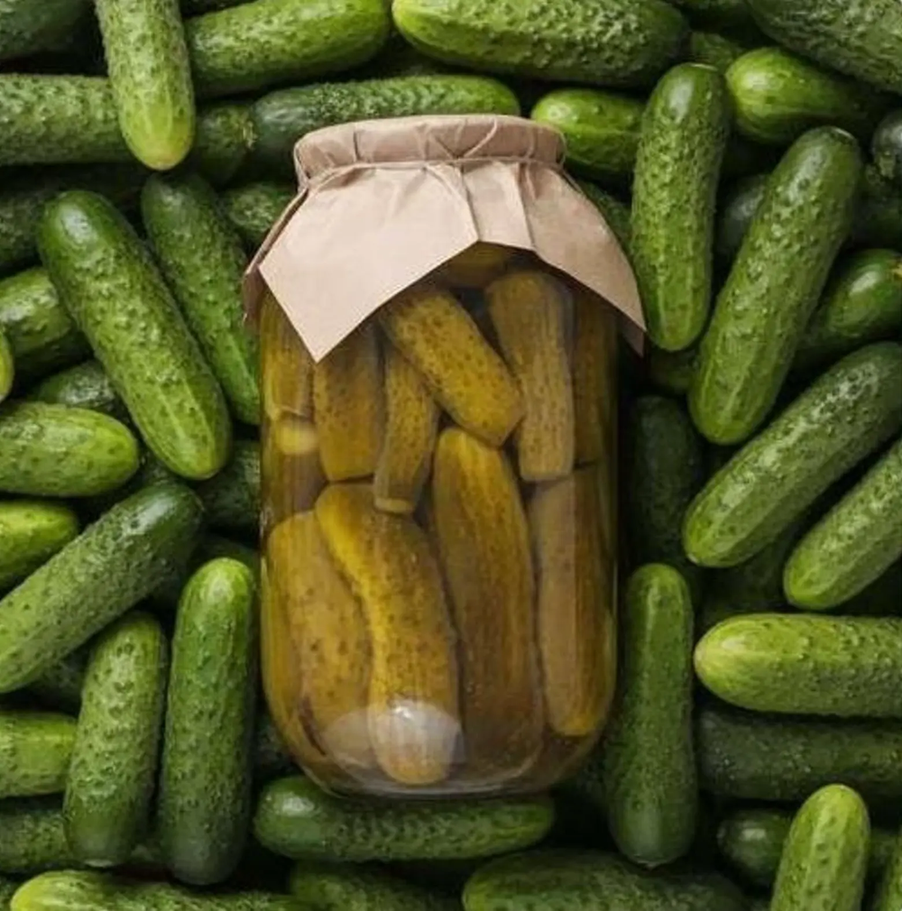 Огурцы маринованные (органические)