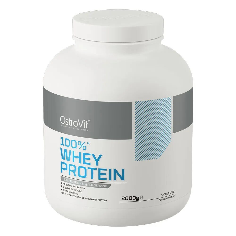 Протеин OstroVit 100% Whey Protein 2000 г французская ваниль
