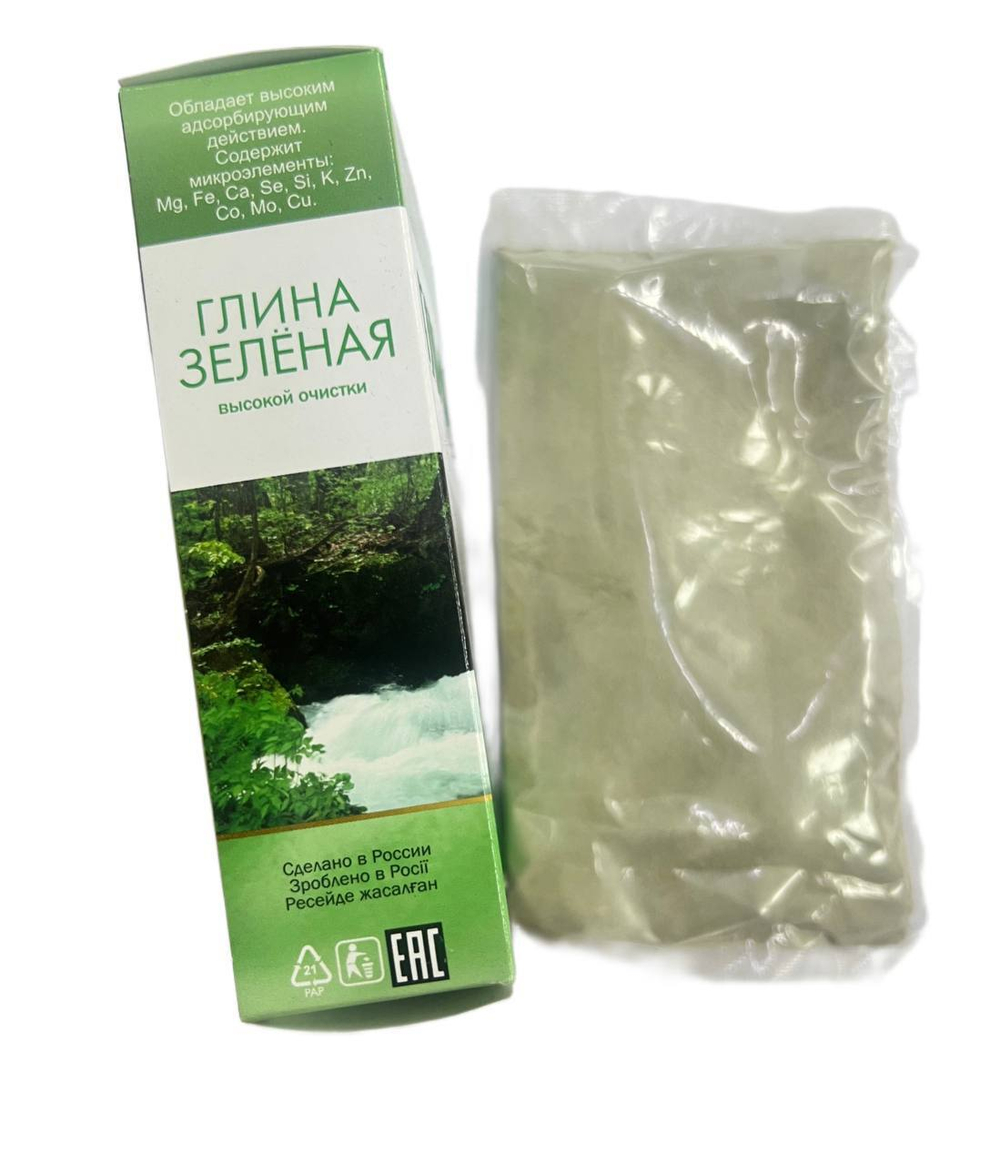 Глина зеленая косметическая 100гр