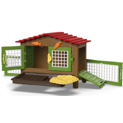 Schleich Farm World - Клетка для кроликов + семья кроликов-львов 42728