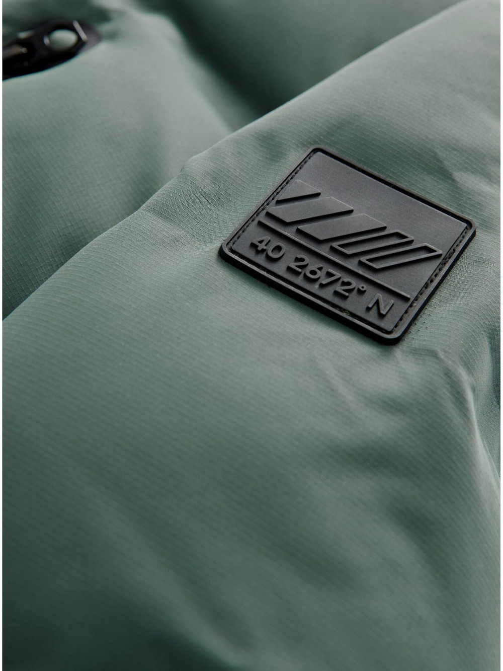 Куртка утепленная с капюшоном для мальчика Next Q51-584, Зеленый