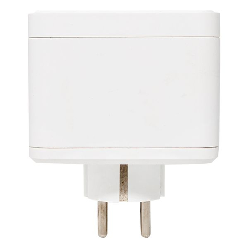 Тройник "Куб" 2 гнезда 2USB 2,4А+Type C + Ночник