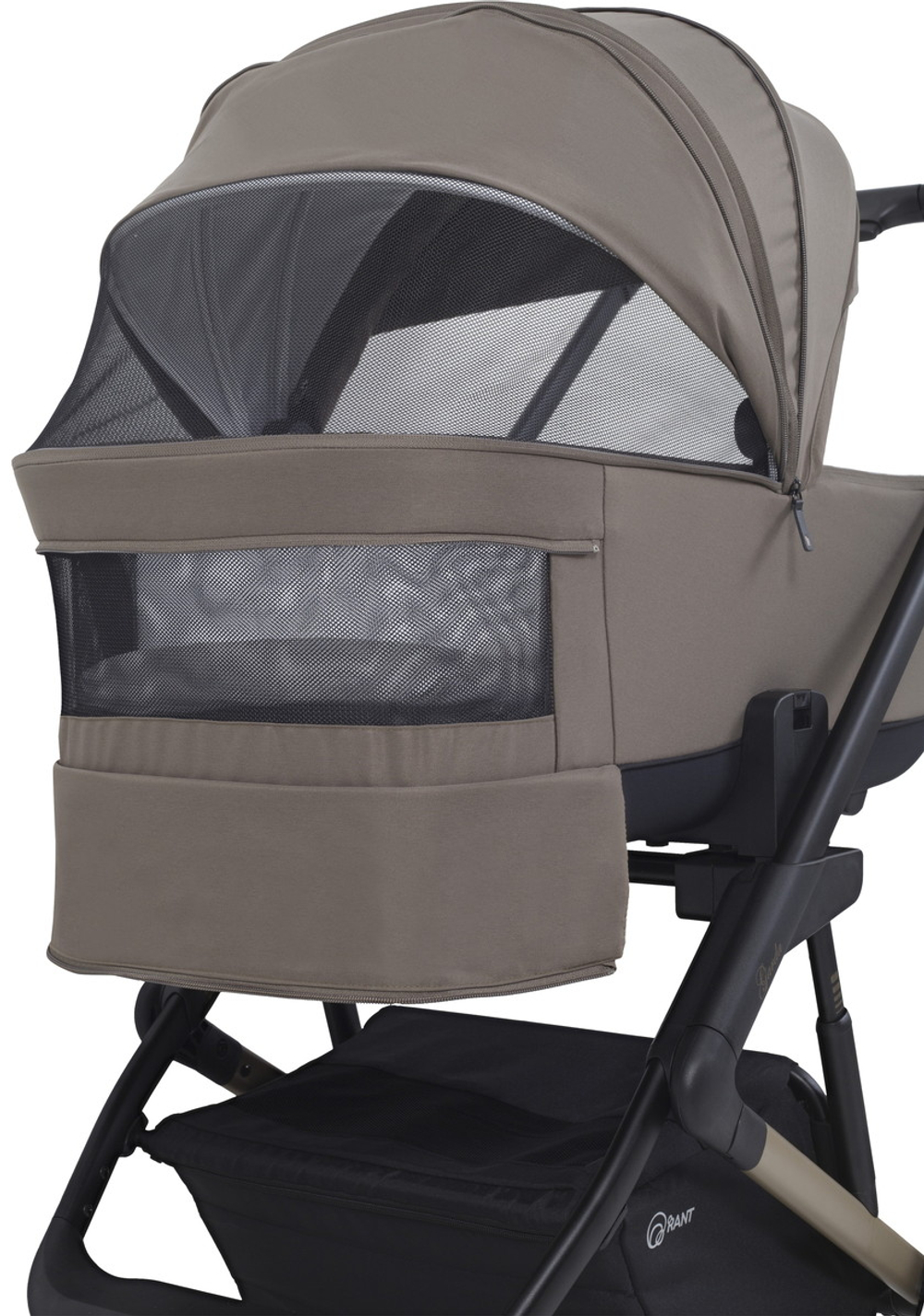 Детская коляска Rant Garda 3 в 1 с автокреслом Cruise Grey Mocca