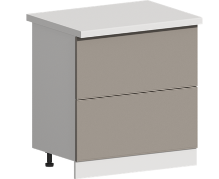 Кухня Модуль ШН2Я 800 Графит / Грей Софт