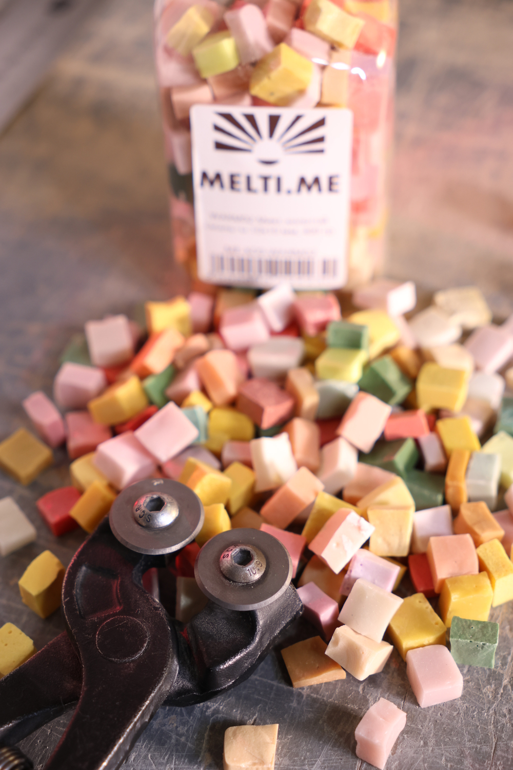 WARM02 Микс колотой смальты 10х10 мм, 400 гр