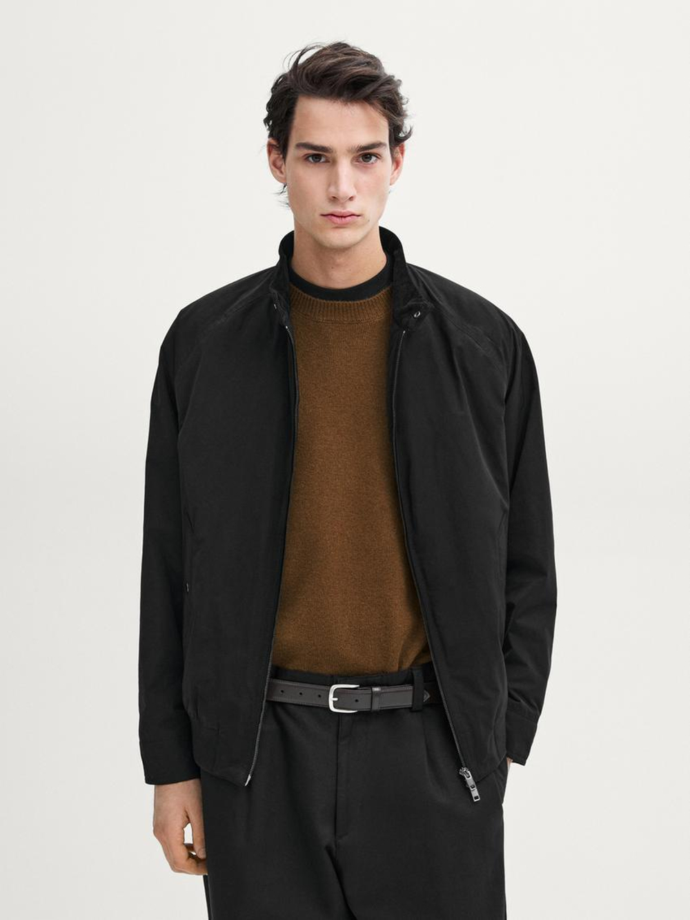 Massimo Dutti Бомбер, черный