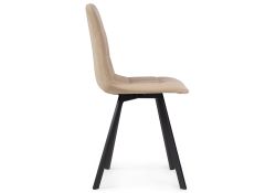 Обеденная группа Эделин бежевый / бетон / черный матовый