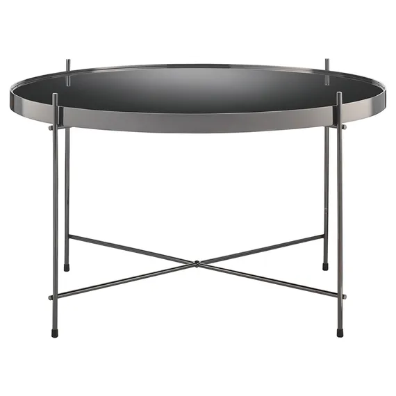 Журнальный столик Josen, Ø65 см, черный