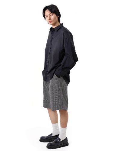 Черная хлопковая рубашка 