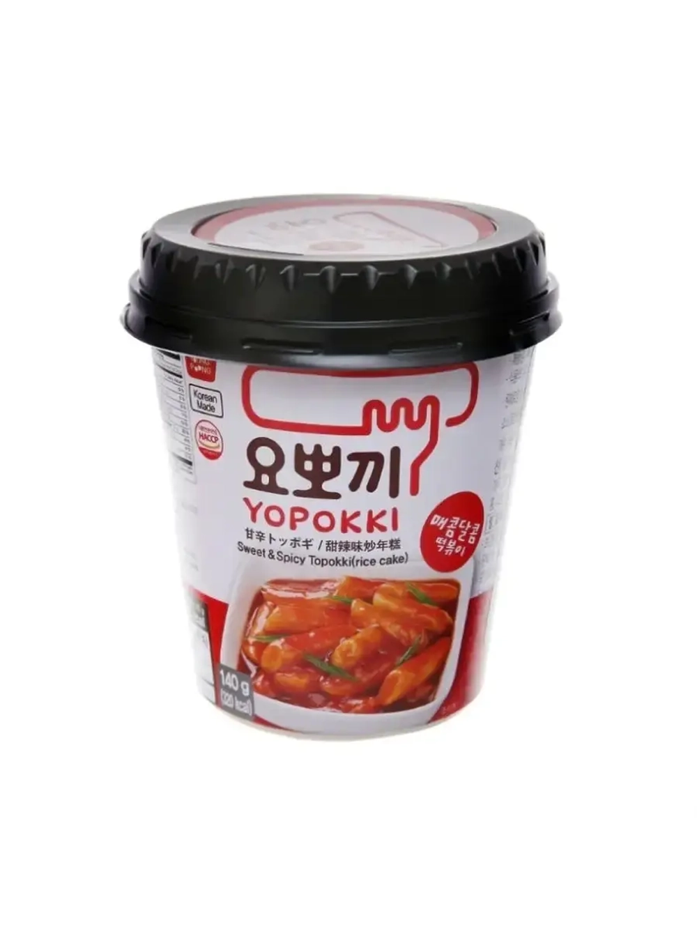 Рисовые палочки Topokki с остро-сладким соусом