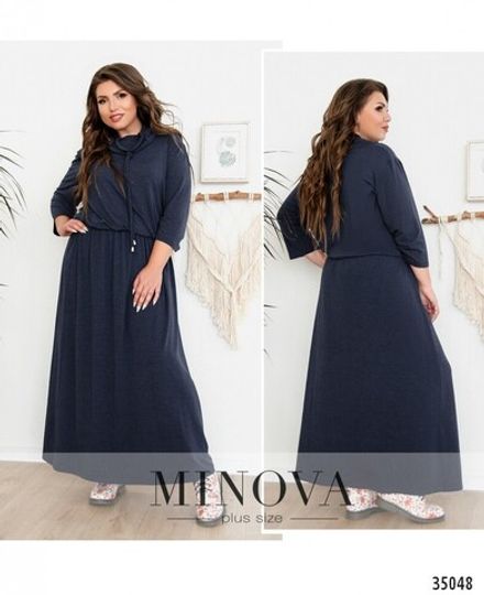 Платье 15-00-синий Minova Фото 1