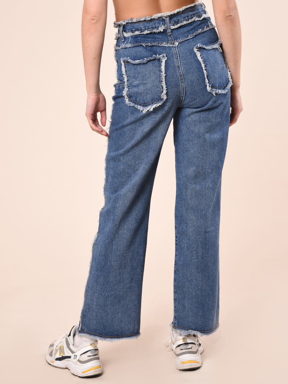 Брюки женские джинсовые