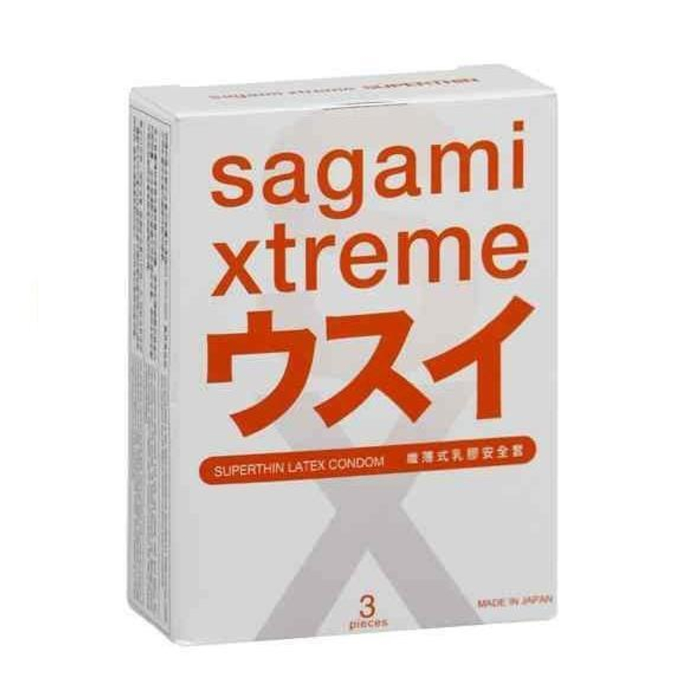 Презервативы Sagami №3 Xtreme 0.04 латексные, ультратонкие