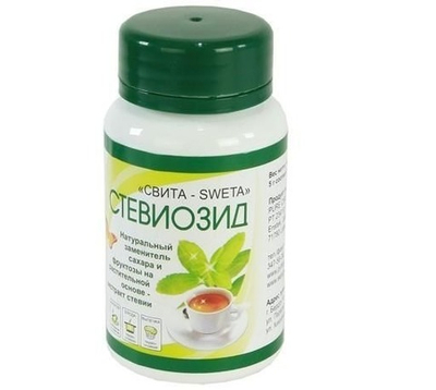 СТЕВИОЗИД 100%, 40г