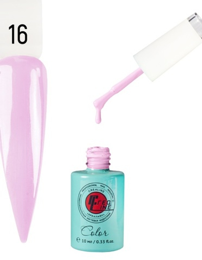 Гель-лак UV тон 016 Пастельно-розовый 10 мл
