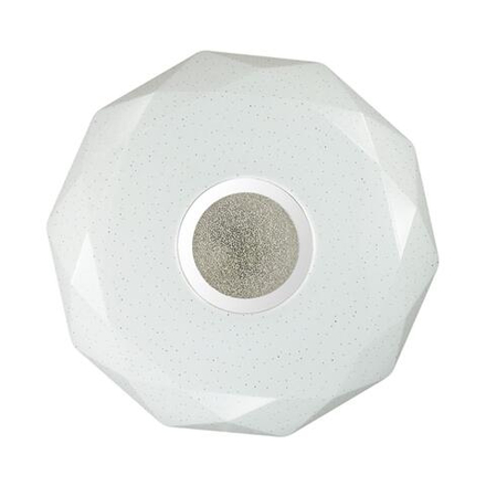 2057/EL PALE SN 000 Светильник пластик/белый/хром LED 72Вт 3000-6000K D530 IP43 пульт ДУ PRISA