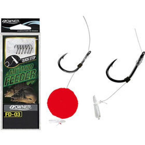 Крючок с поводком Owner FD-03 Q.STOP 06-0.25