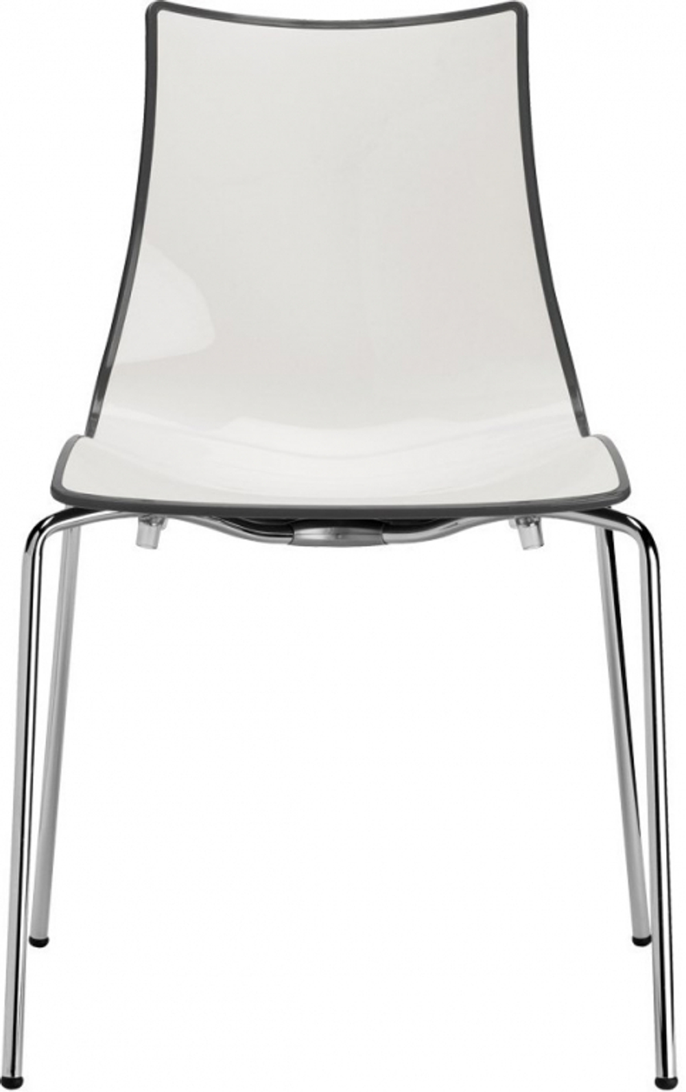 Стул пластиковый Zebra Bicolore 4 legs