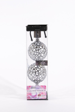 Наконечник АМ Ажур 16-20мм, серебро глянец!