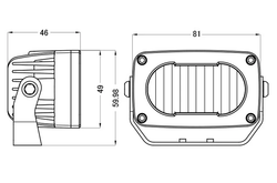 Дополнительный боковой свет на рейлинг Tank 300